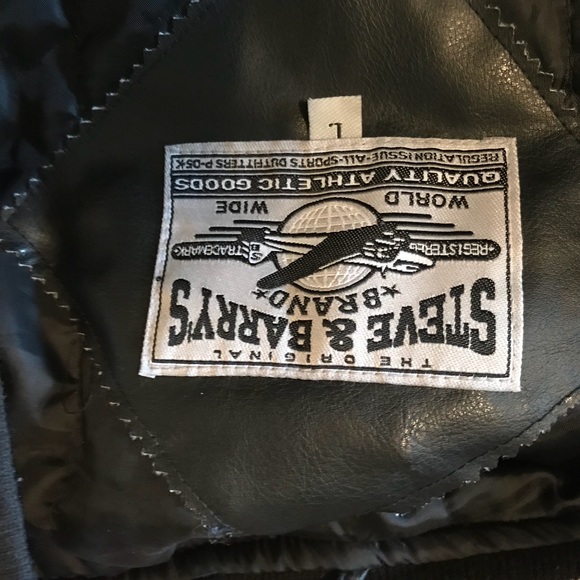 Men’s Maryland coat leather an cloth great shape - Picture 6 of 6